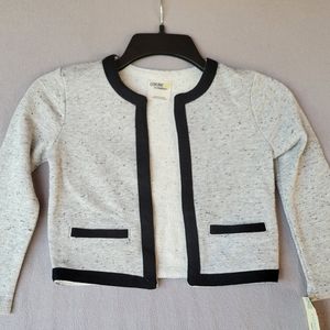 NEW OshKosh Girls open front cardigan - 5T